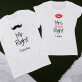Mr right, mrs always right - Marškinėlių rinkinys poroms