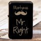 Mr right - Graviruotas Žiebtuvėlis