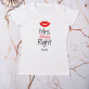 Mrs always right - Moteriški marškinėliai su spauda
