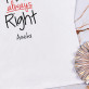 Mrs always right - Moteriški marškinėliai su spauda