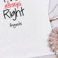 Mrs always right - Moteriški marškinėliai su spauda