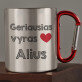 Geriausias vyras - Metalinis puodelis su karabinu Geriausias vyras - Metalinis puodelis su karabinu