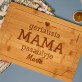 Geriausia mama - Pjaustymo lenta su graviravimu 