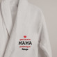 GERIAUSIA MAMA - MOTERIŠKAS BALTAS CHALATAS
