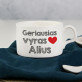Geriausias vyras - Puodelis su lekštute