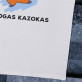 Neblogas kazokas - Vyriški marškinėliai su raštu
