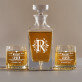 Whisky lover - Graviruotų grafino ir viskio taurių rinkinys