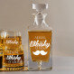 Whisky time - Graviruotų grafino ir viskio taurių rinkinys