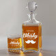 Whisky time - Graviruotų grafino ir viskio taurių rinkinys