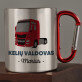 kelių valdovas - Metalinis puodelis su karabinu kelių valdovas - Metalinis puodelis su karabinu