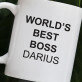 World`s best boss - Personalizuotas puodelis