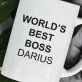 World`s best boss - Personalizuotas puodelis