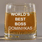 World`s best boss - Viskio stiklinės