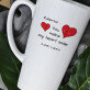 You make my heart smile - Personalizuotas puodelis
