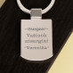 Suradai? Paskambink! - Metalinis Raktų pakabukas